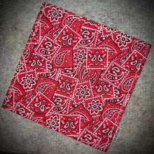 Load image into Gallery viewer, Bandana Red 2