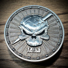 Load image into Gallery viewer, Trickster Coin - Skull v1
